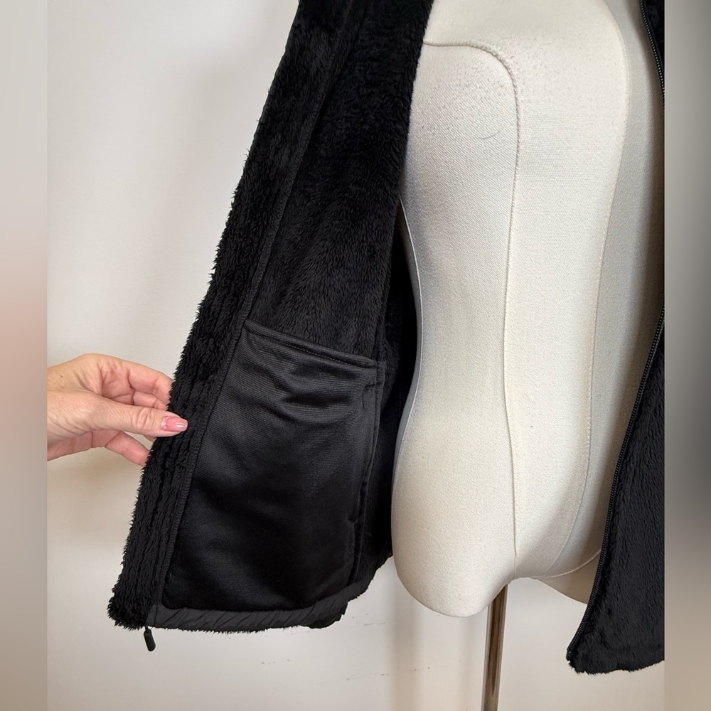 The North Face ‘Osito’ Jacket Soft Black High-Pile Fleece Women’s Size Small - Picture 11 of 16